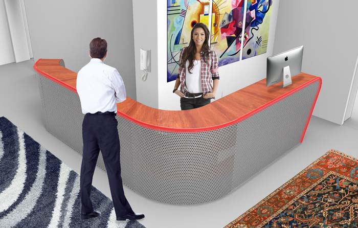 Reception desk